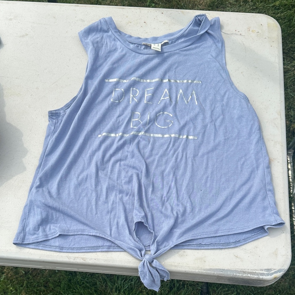 Weekend Edition Light Blue Sleeveless Top